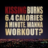 Kilian Kissing Burns 6.4 Calories An Hour. Wanna Work Out?