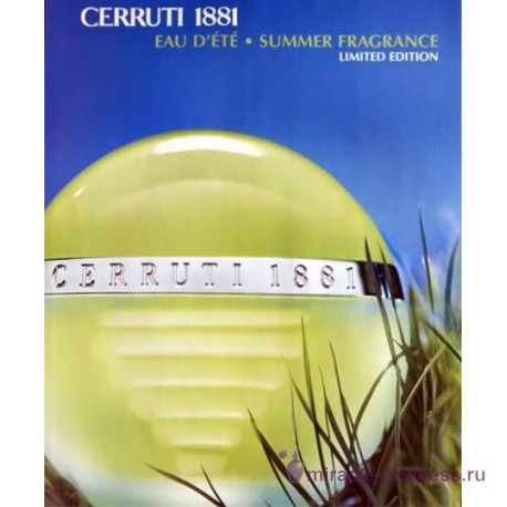 Cerruti 1881 Eau Dete 22