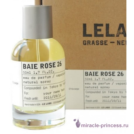 Le Labo Baie Rose 26 Chicago 22