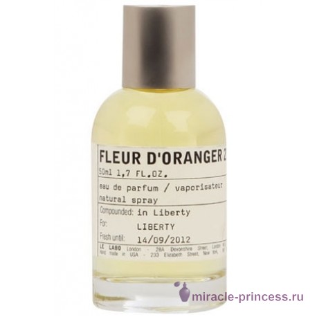 Le Labo Fleur d`Oranger 27 11