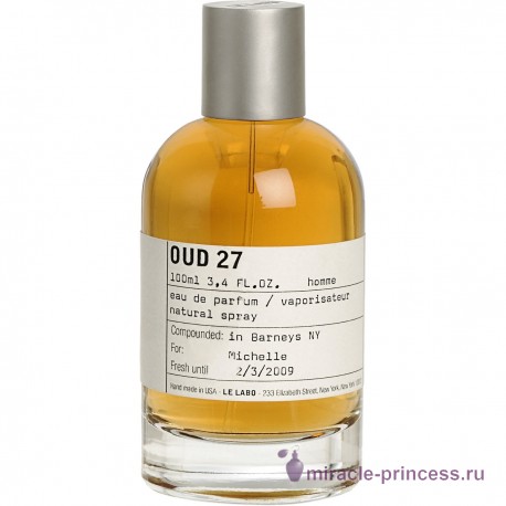 Le Labo Oud 27 11