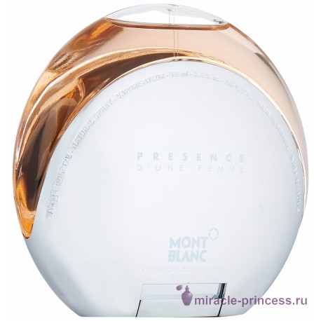 Mont Blanc Presence d'une Femme 11